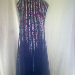 JS Collections Vibrant Multicolor Maxi Dress